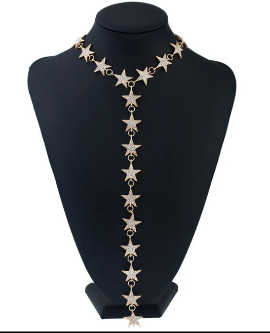 Y Shape Star Necklace