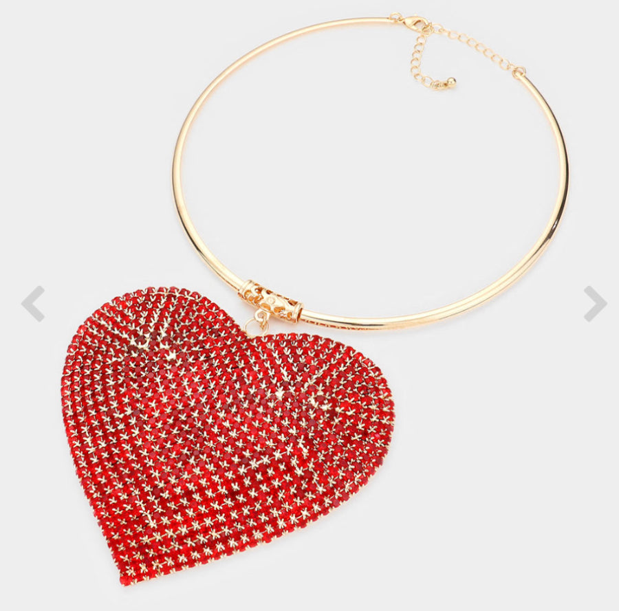 Large Bling Heart