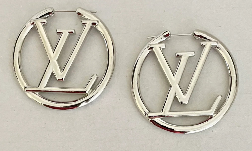 LV inspired Hoops