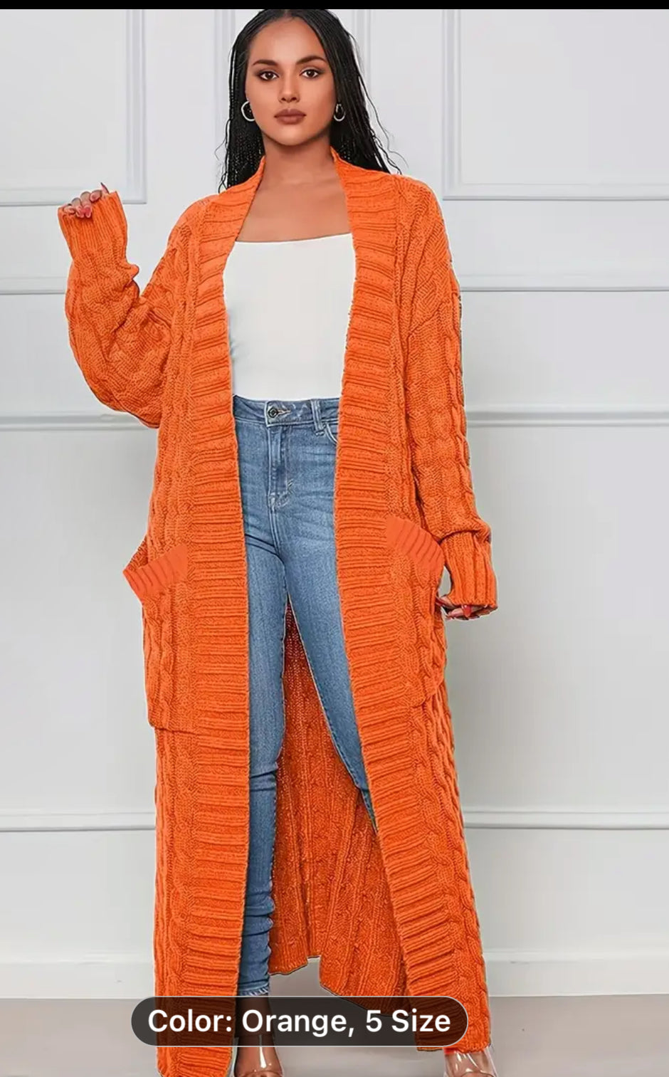 Orange 🍊 Cardigan