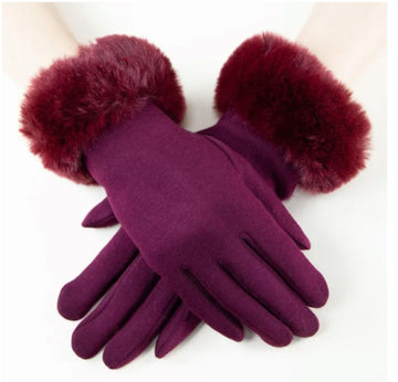 Gloves Wine Color