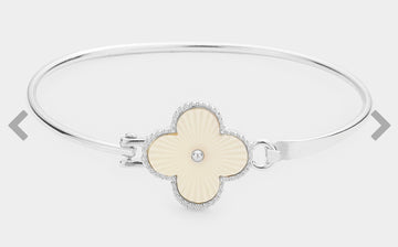 White Clover Bangle