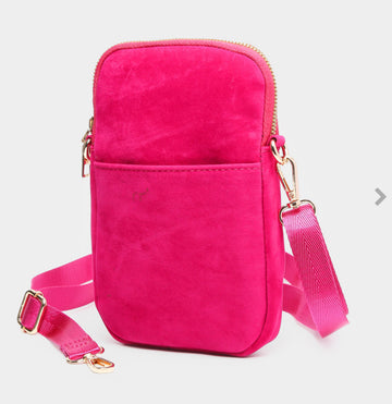 Soft Suede Crossbody Bag