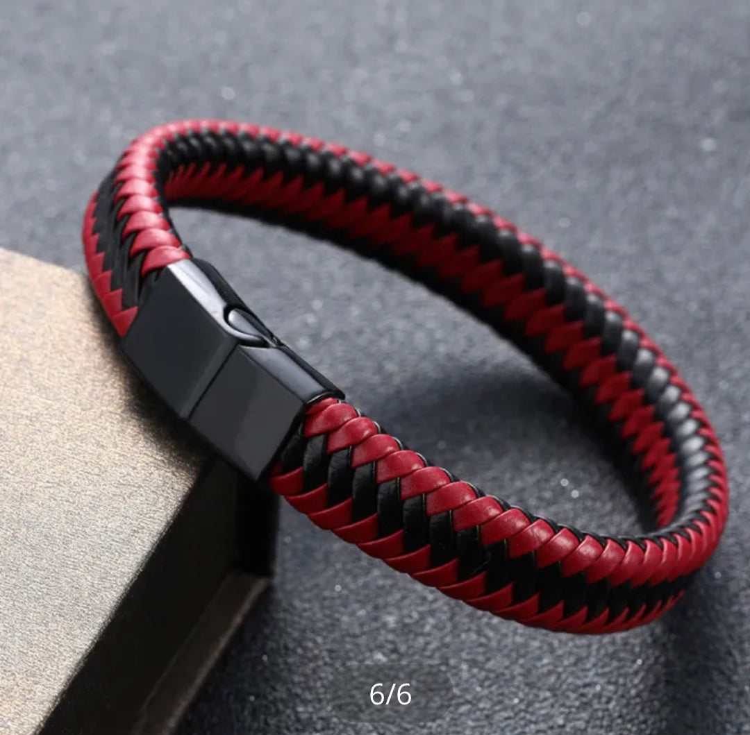 Mens Leather Bracelet