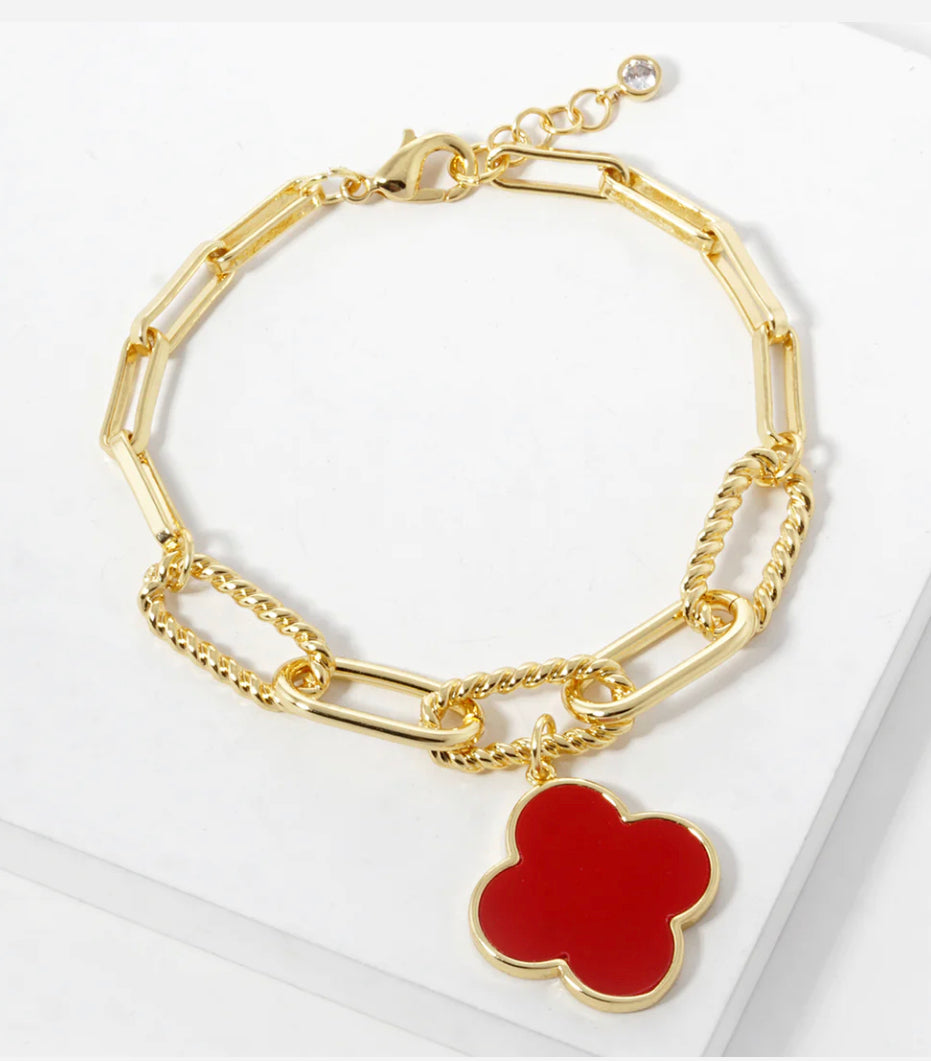 Clover Charm Bracelet