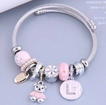 Pink Charm Bracelet