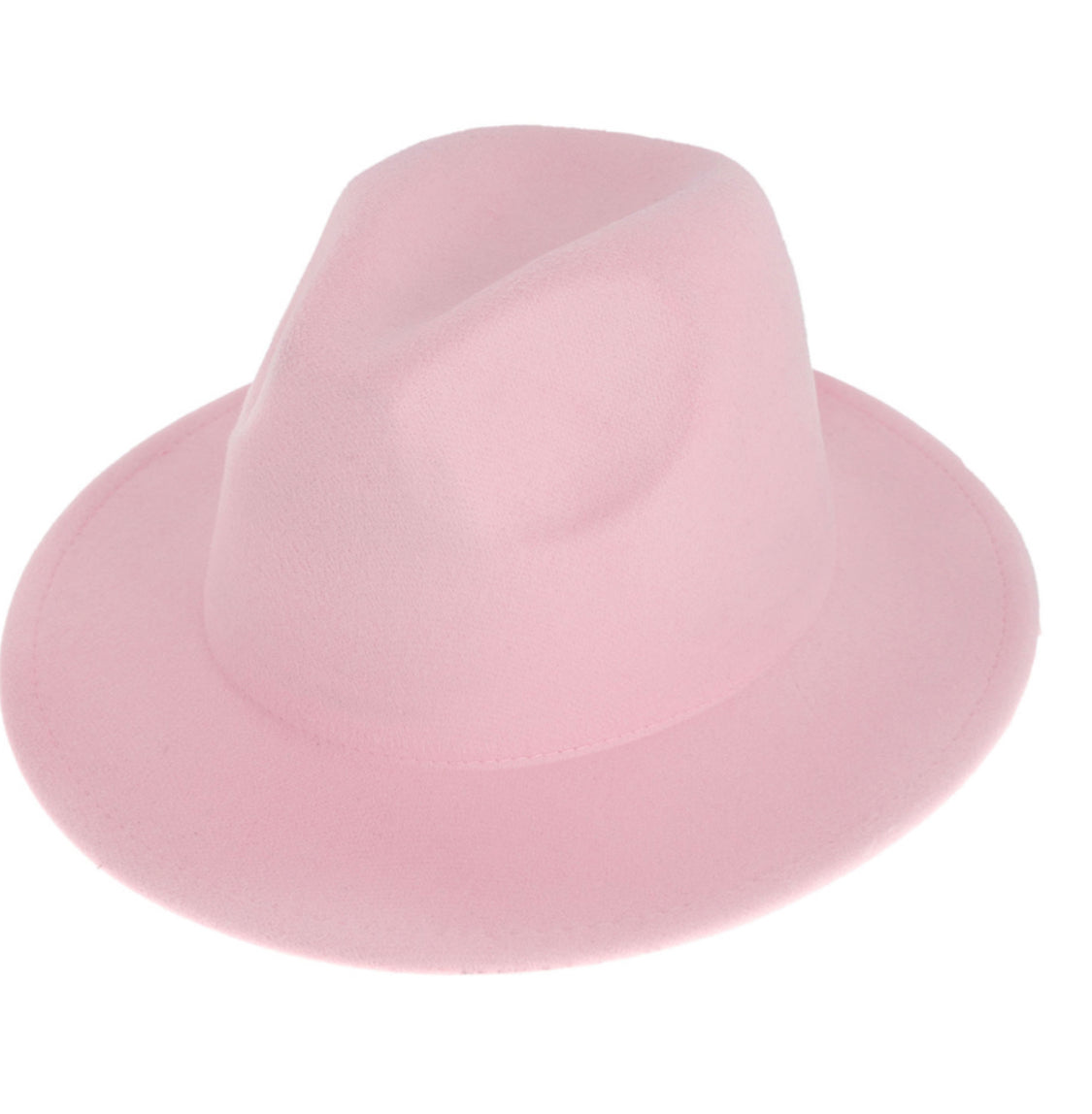 Baby Pink Fedora Hat